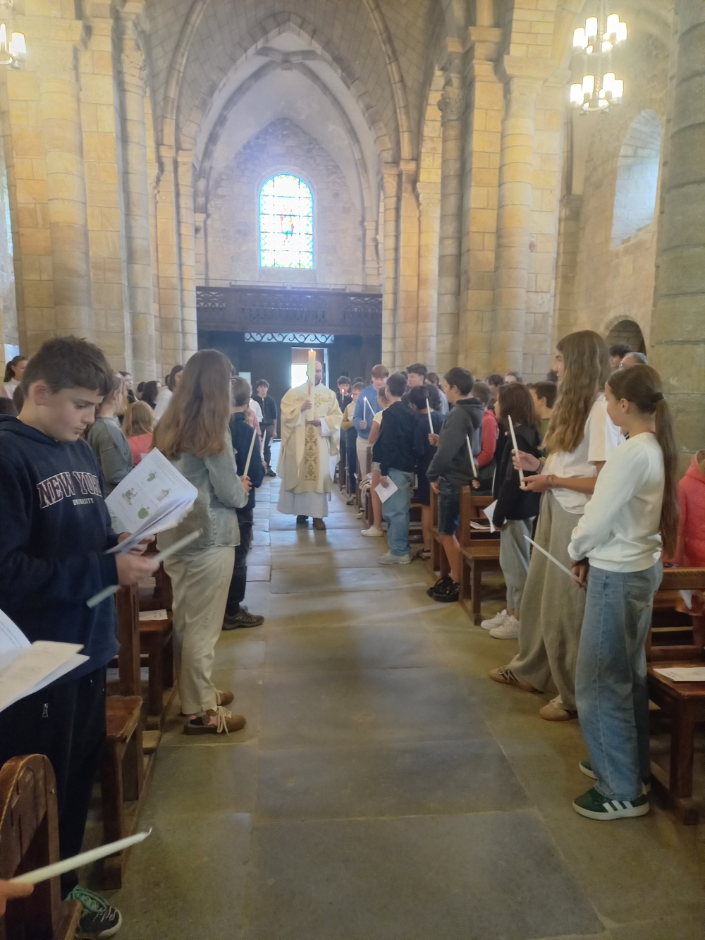 célébration de Pâques à l&rsquo;école et collège St Joseph