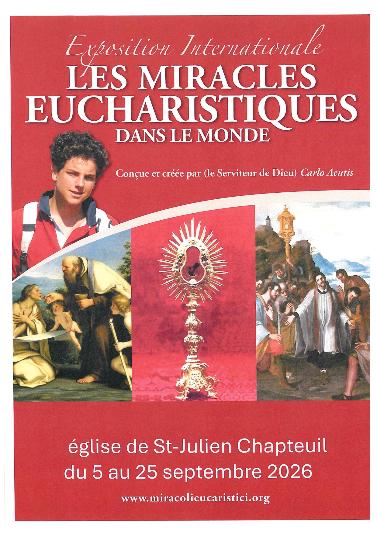 Exposition sur Les Miracles Eucharistiques dans le monde